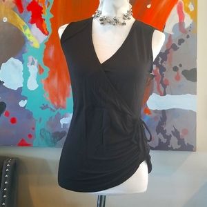 Banana Republic Black Sleevless V Neck